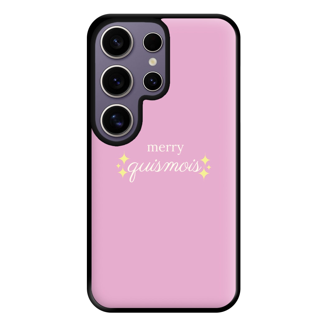 Pink - Quismois Phone Case for Galaxy S25 Ultra