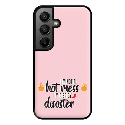 I'm A Spicy Disaster - Funny Quotes Phone Case for Google Pixel 8