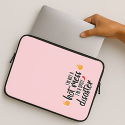 I'm A Spicy Disaster - Funny Quotes MacBook Case