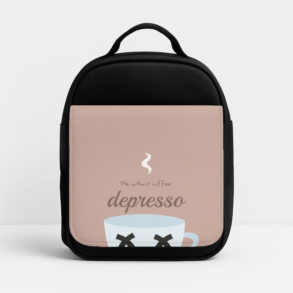Depresso - Funny Quotes Lunchbox