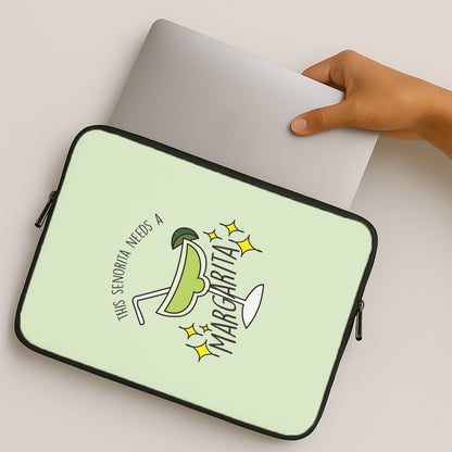 This Senorita Needs A Margarita - Funny Quotes MacBook Case