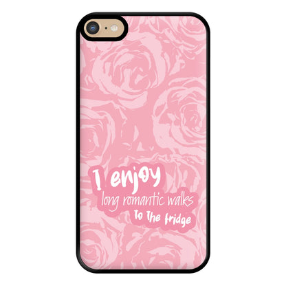 I Enjoy Long Romantic Walks - Funny Quotes Phone Case for iPhone 6 Plus / 7 Plus / 8 Plus