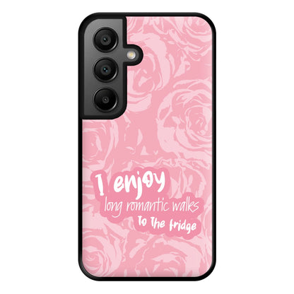 I Enjoy Long Romantic Walks - Funny Quotes Phone Case for Google Pixel 8