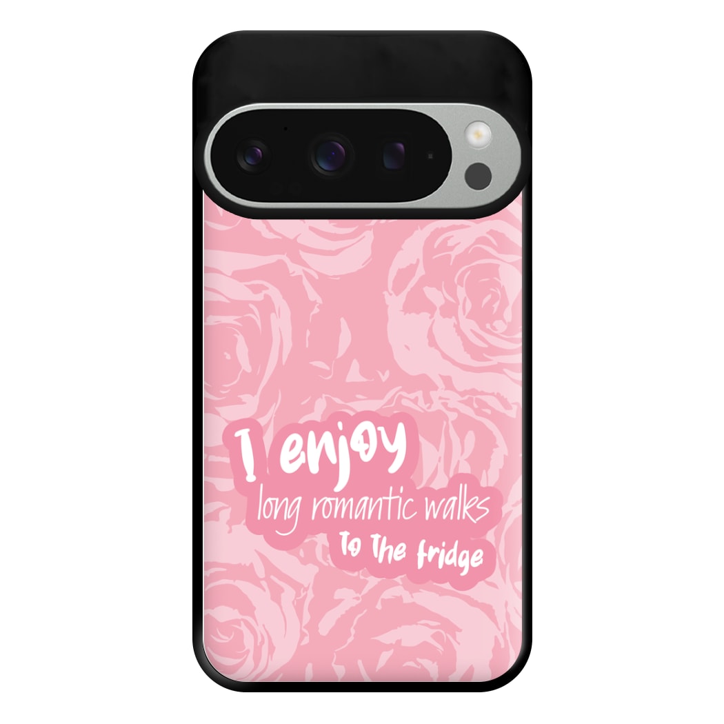 I Enjoy Long Romantic Walks - Funny Quotes Phone Case for Google Pixel 9 Pro XL