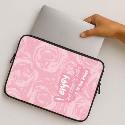 I Enjoy Long Romantic Walks - Funny Quotes MacBook Case