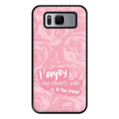 I Enjoy Long Romantic Walks - Funny Quotes Phone Case for Galaxy S8 Plus