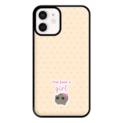 I'm Just A Girl Phone Case for iPhone 13 Mini