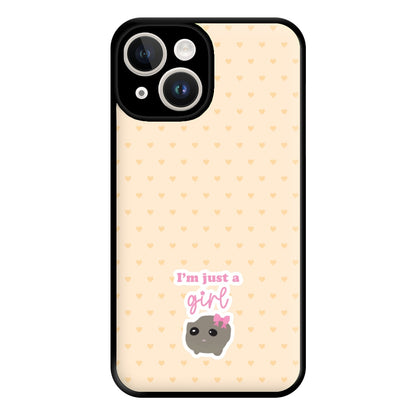 I'm Just A Girl Phone Case for iPhone 14