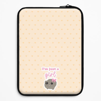I'm Just A Girl Universal Laptop Sleeve