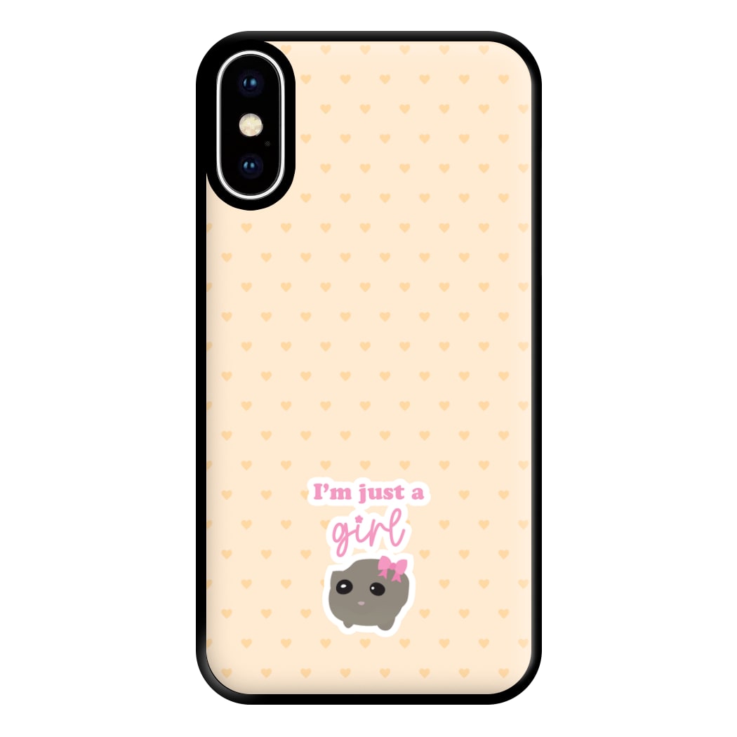 I'm Just A Girl Phone Case for iPhone XS Max