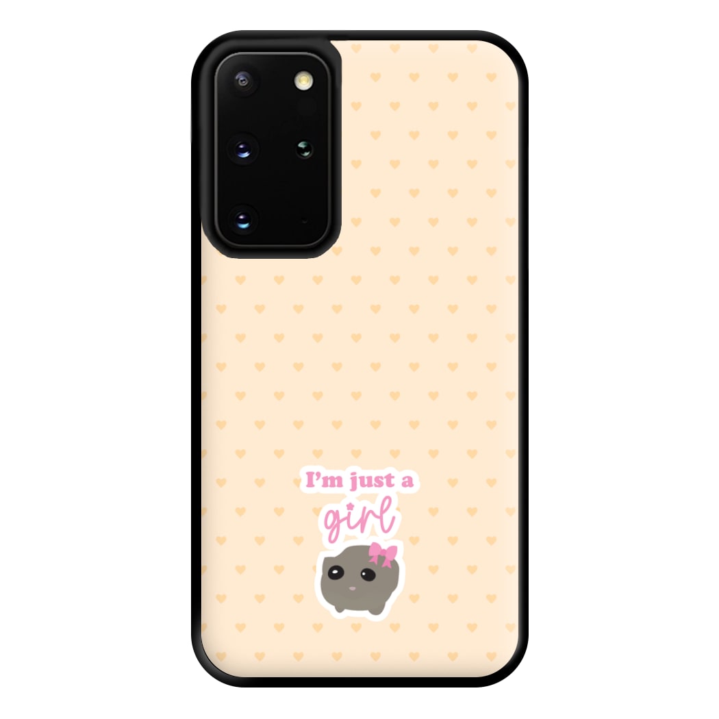 I'm Just A Girl Phone Case for Galaxy S20 Plus