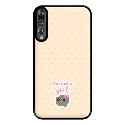 I'm Just A Girl Phone Case for Huawei P20 Pro