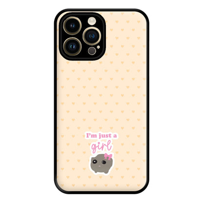 I'm Just A Girl Phone Case for iPhone 14 Pro Max