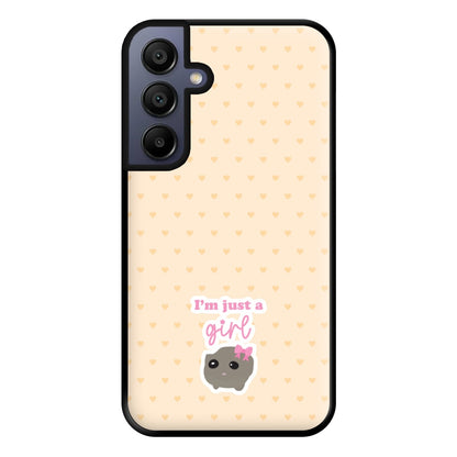 I'm Just A Girl Phone Case for Galaxy A15