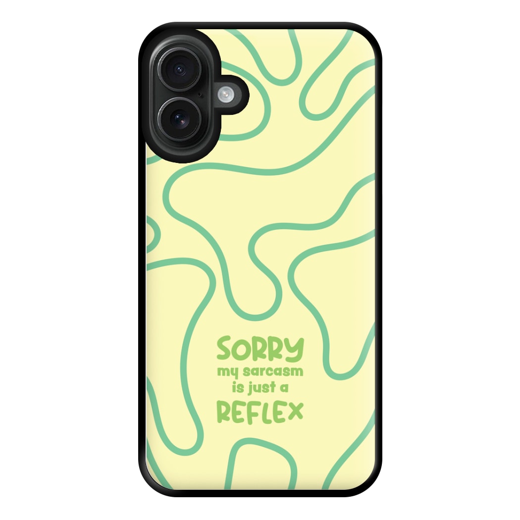 Sorry My Sarcasm Phone Case for iPhone 16 Plus