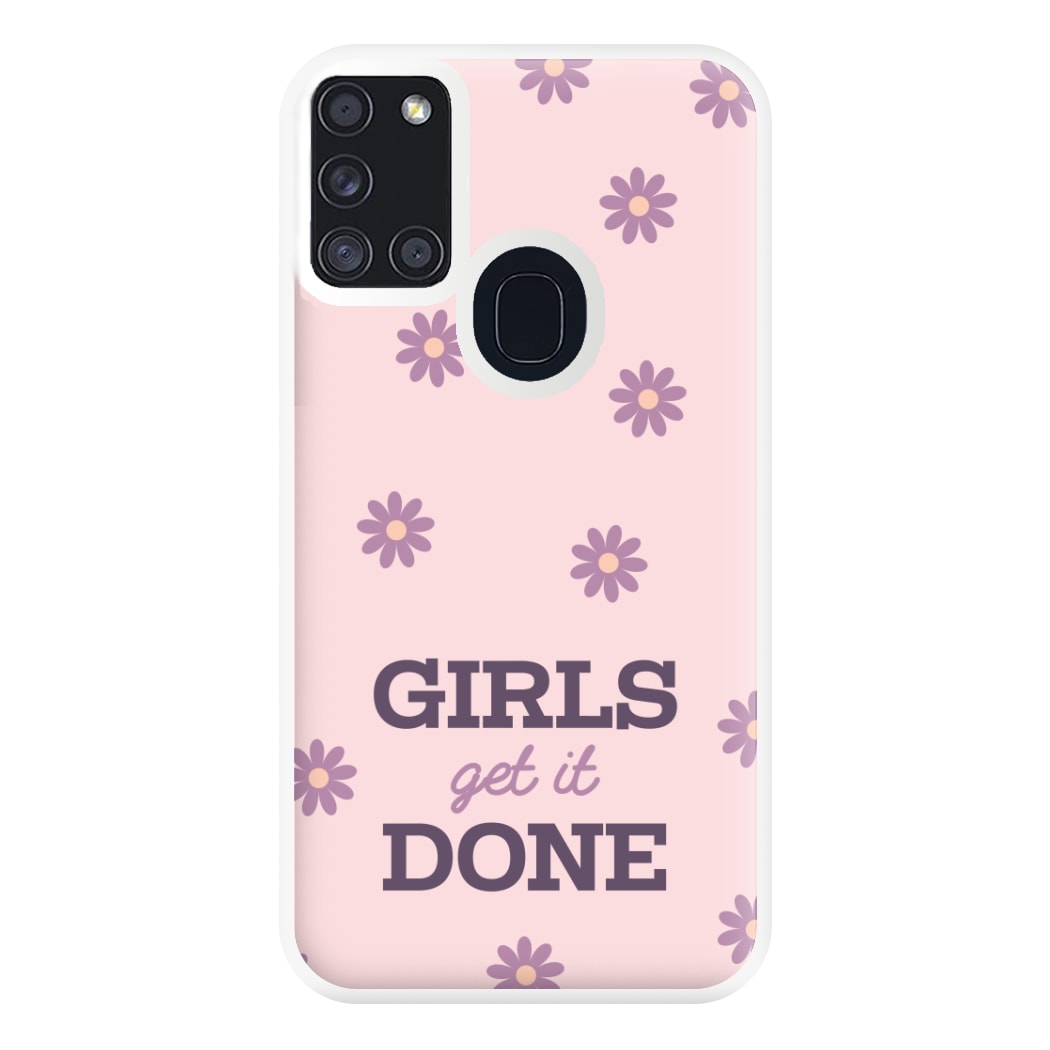 Girls Get It Done Phone Case for Galaxy A21s