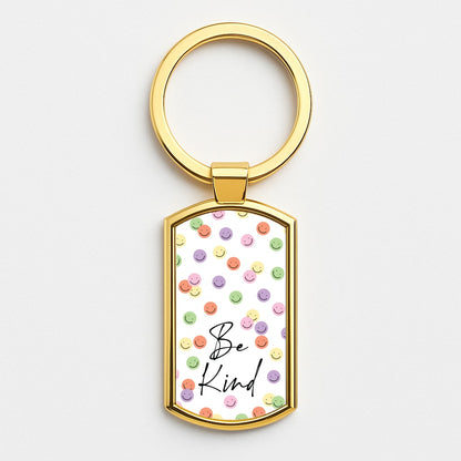 Be Kind  Gold Keyring