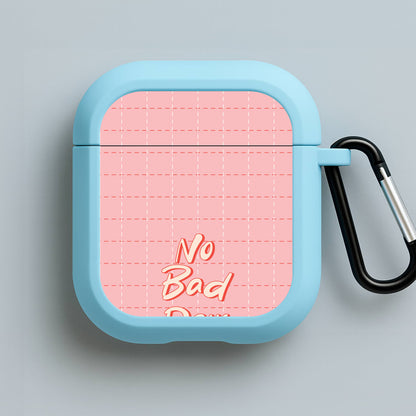No Bad Days Blue AirPods Case