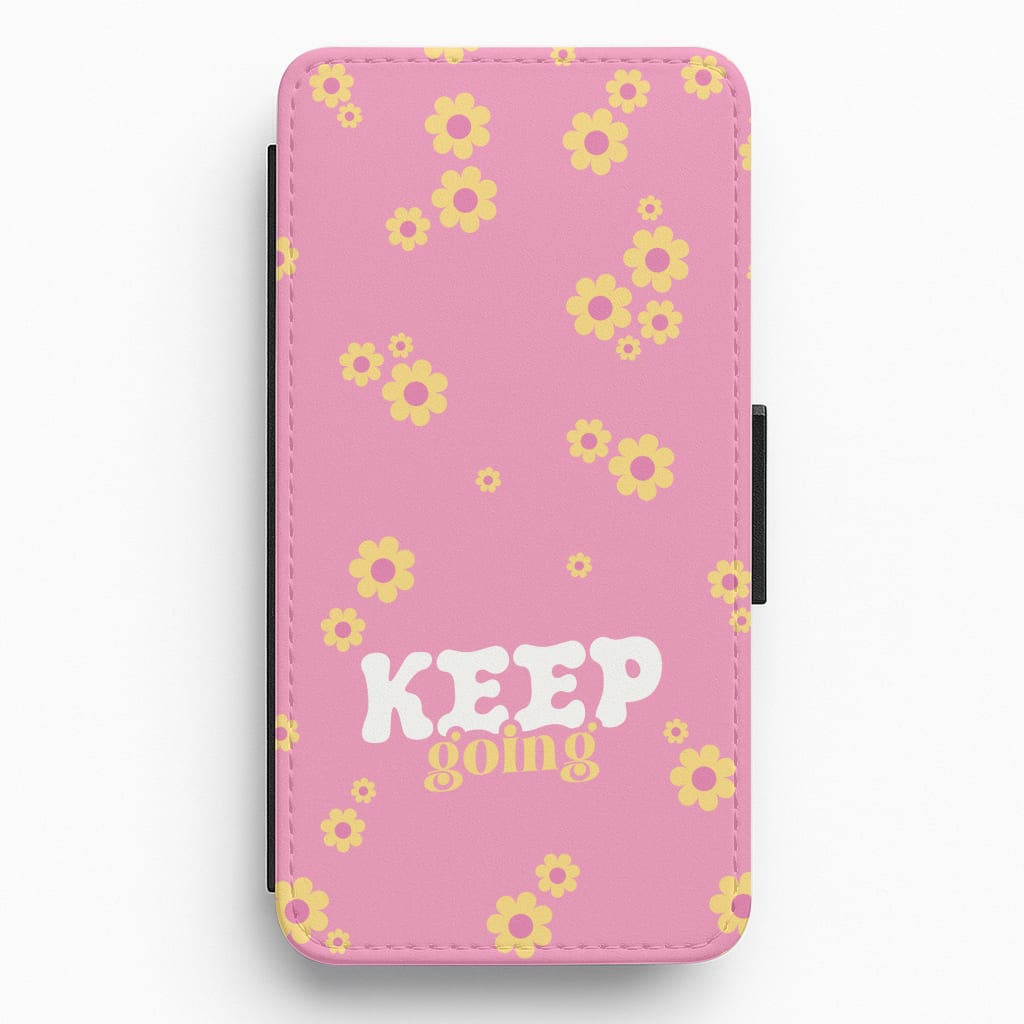Keep Going Flip / Wallet Phone Case