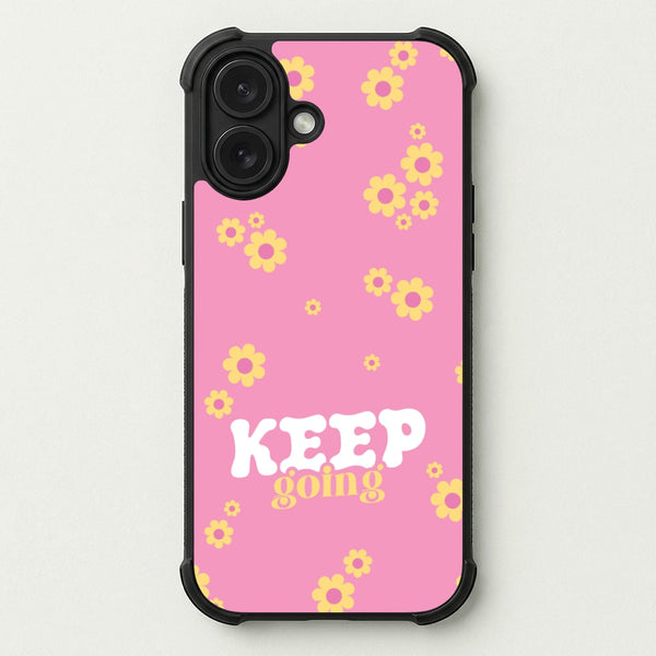 Keep Going Phone Case — Bumper case