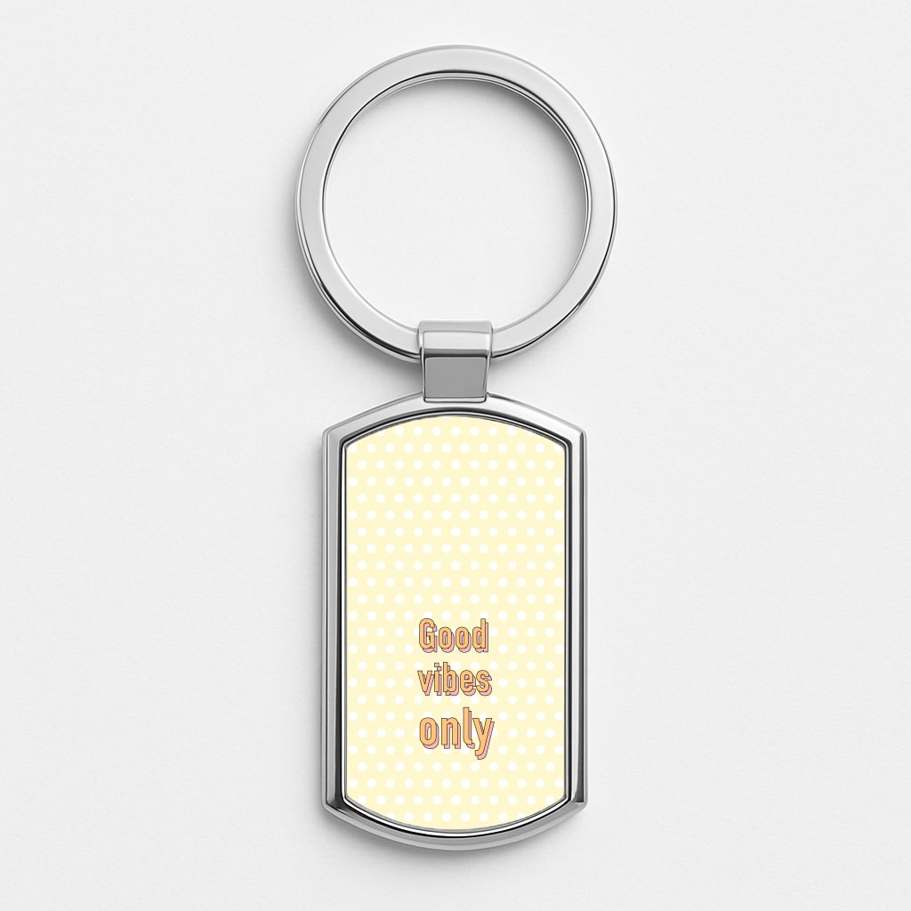 Good Vibes Only Luxury Keyring