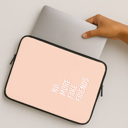 No More Fake Friends MacBook Case