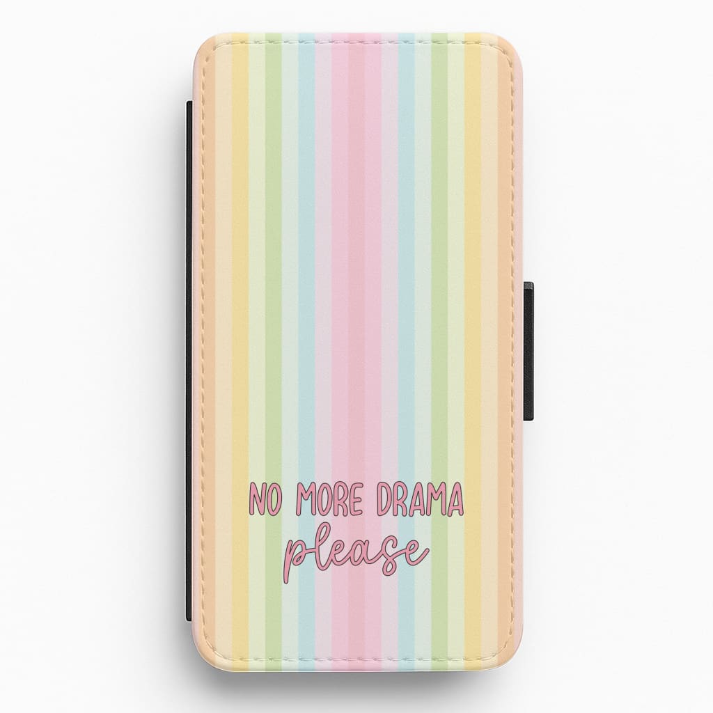 No More Drama Please Flip / Wallet Phone Case