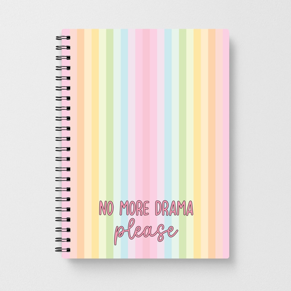 No More Drama Please Notebook