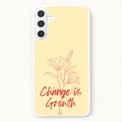 Change Is Growth Orchid Phone Case for Galaxy A17