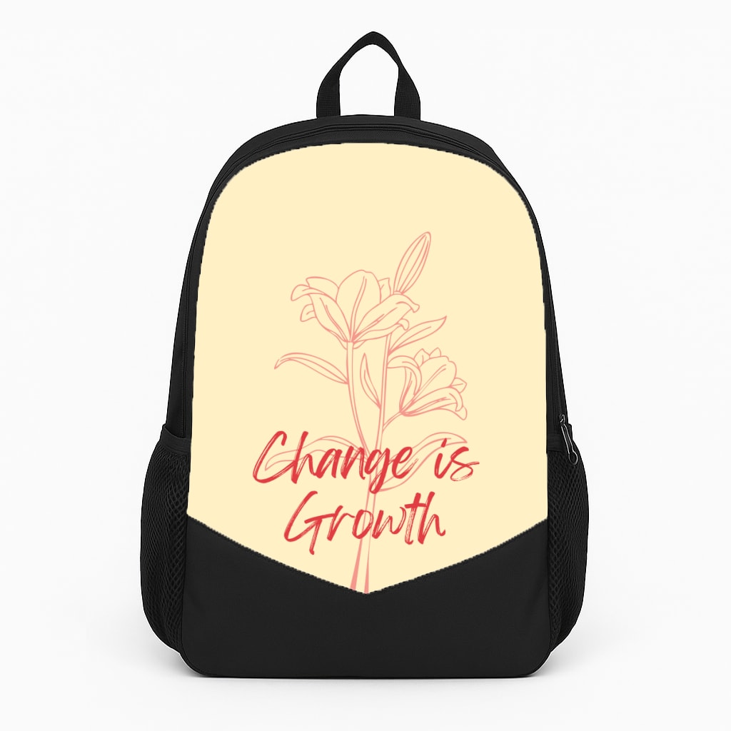 Change Is Growth Orchid Backpack