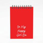 In My Happy Girl Era Red Notebook 4