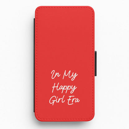 In My Happy Girl Era Red Flip / Wallet Phone Case