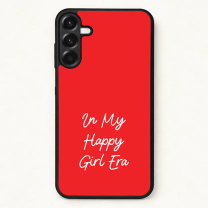 In My Happy Girl Era Red Phone Case for Galaxy A37