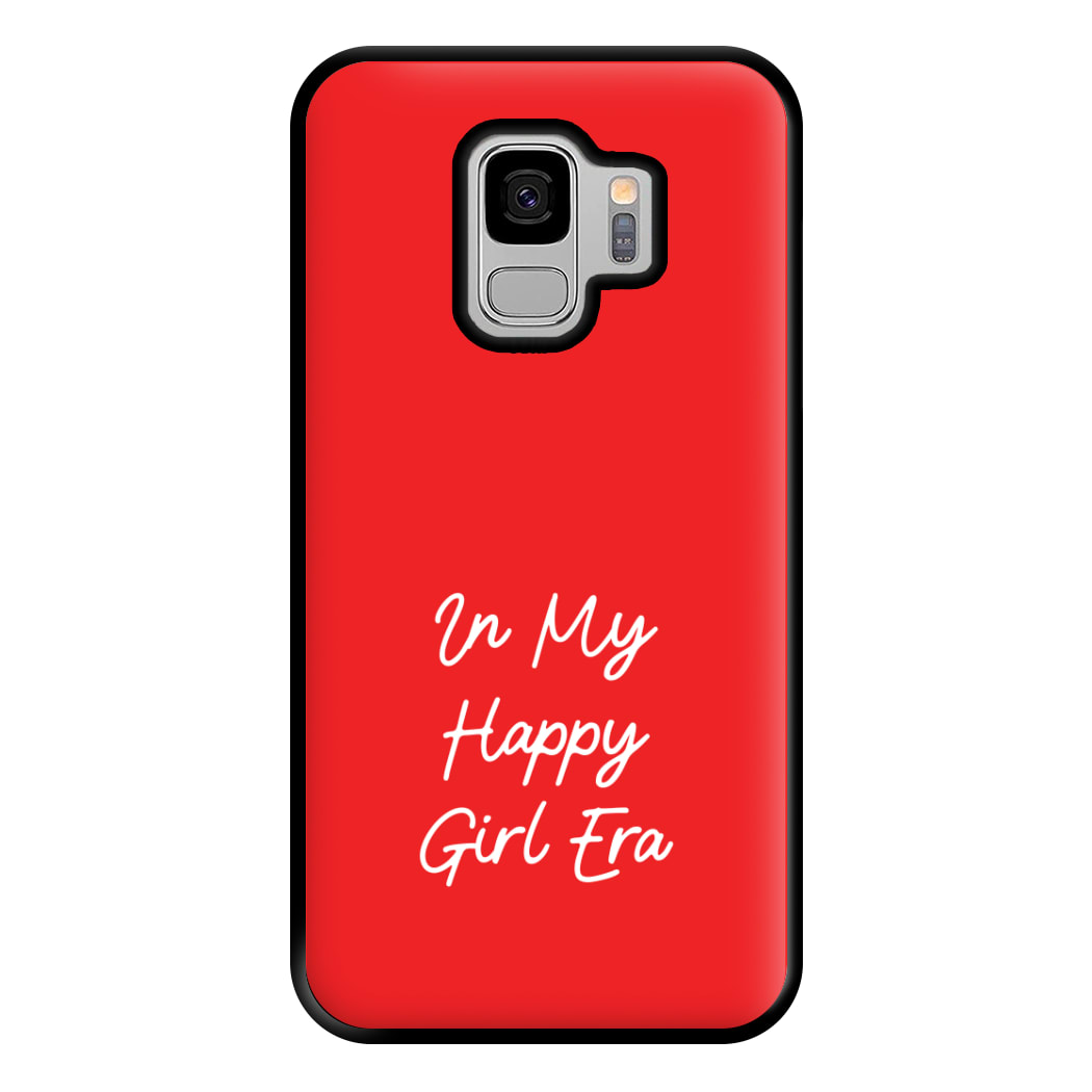 In My Happy Girl Era Red Phone Case for Galaxy S9 Plus
