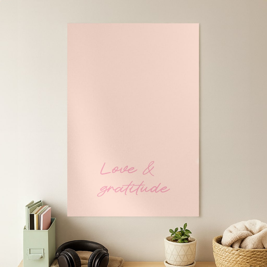 Love And Gratitude  Poster