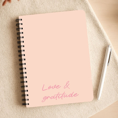 Love And Gratitude  Notepad