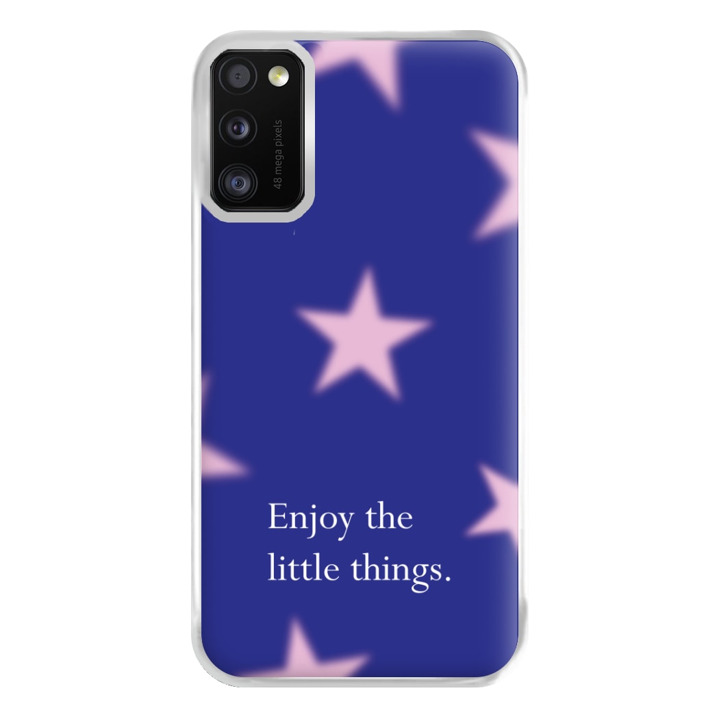 Enjoy The Little Things Dark Purple Phone Case for Galaxy A41