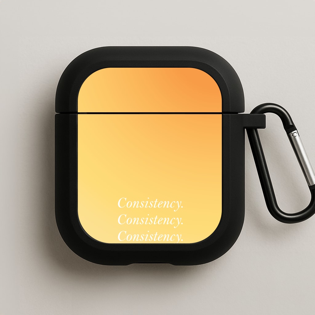 Consistency Yellow AirPods Case