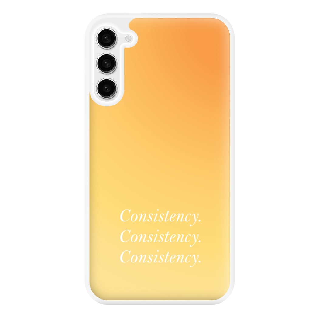 Consistency Yellow Phone Case for Galaxy S23FE