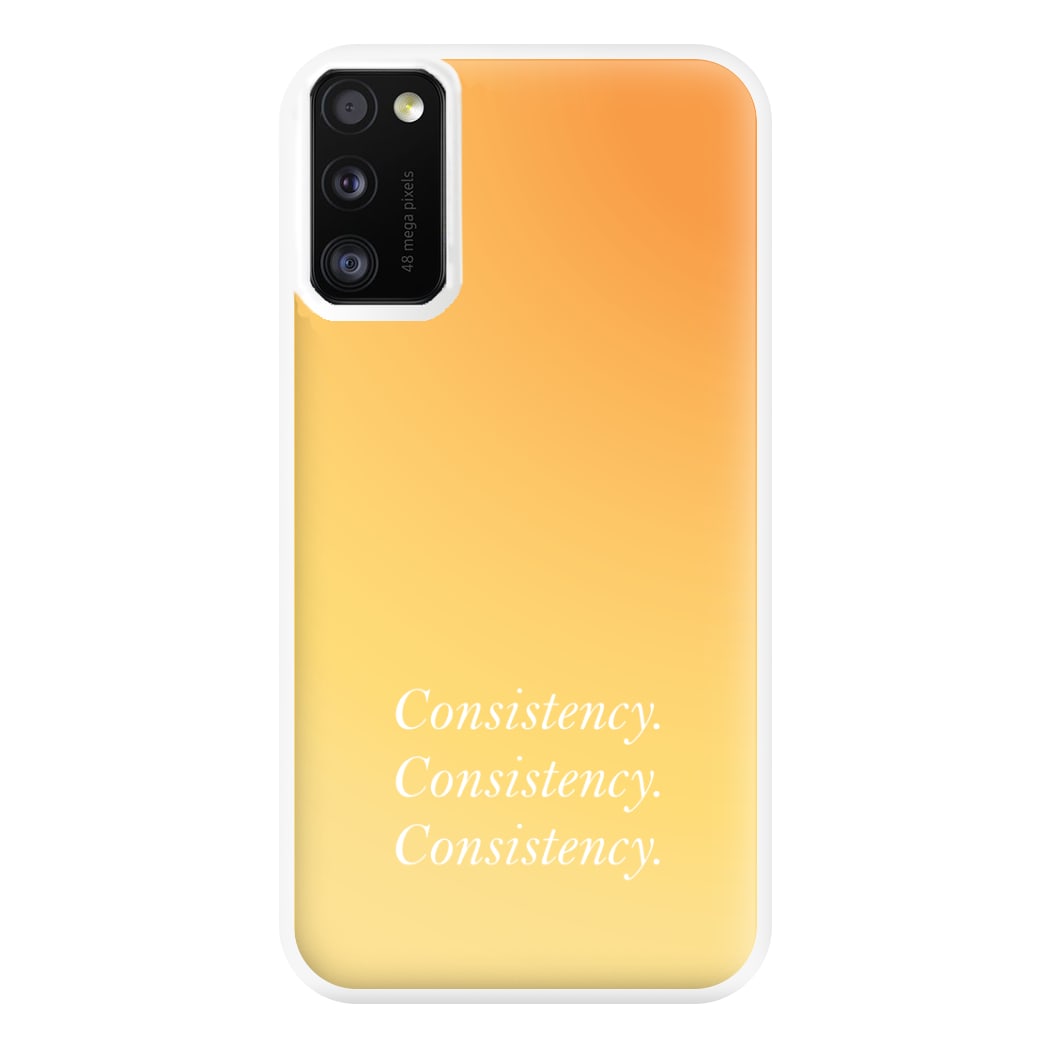 Consistency Yellow Phone Case for Galaxy A41