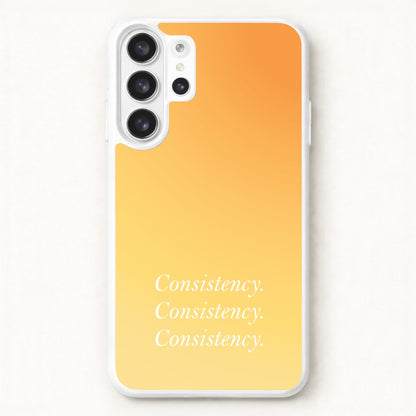 Consistency Yellow Phone Case for Galaxy S26 Ultra