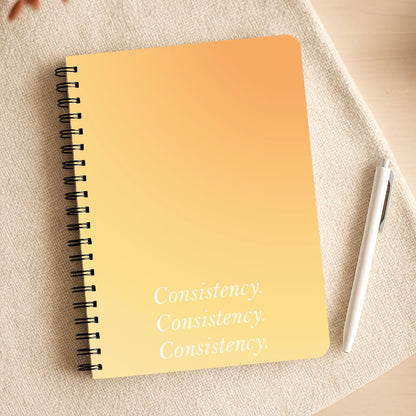 Consistency Yellow Notepad