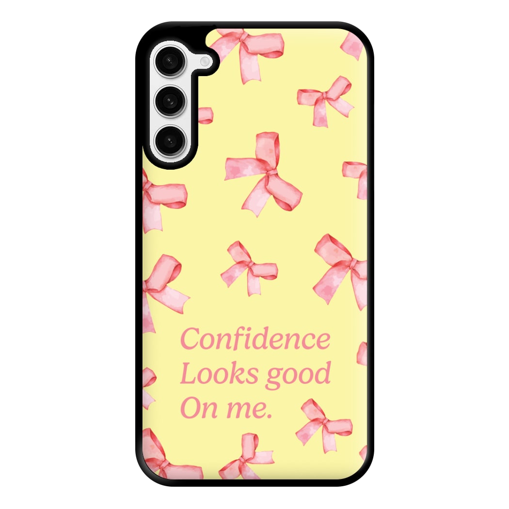 Coquette Confidence Looks Good On Me Phone Case for Galaxy S23 Plus