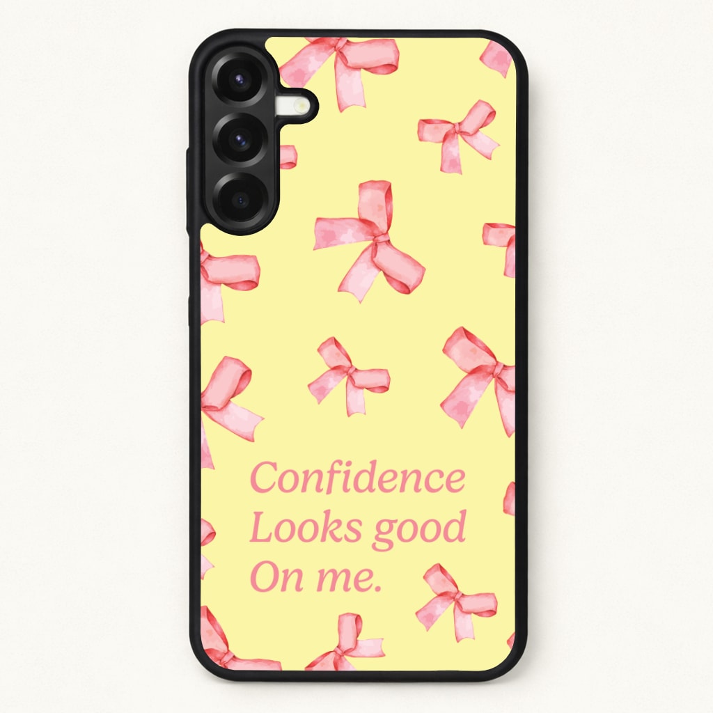 Coquette Confidence Looks Good On Me Phone Case for Galaxy A17