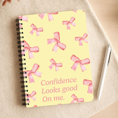 Coquette Confidence Looks Good On Me Notepad