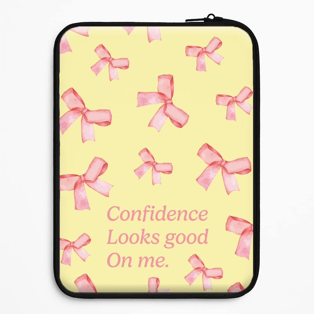 Coquette Confidence Looks Good On Me Laptop Sleeve