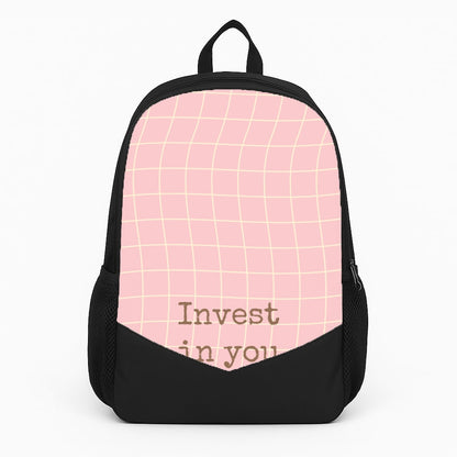Invest In You, Baby Pink Backpack