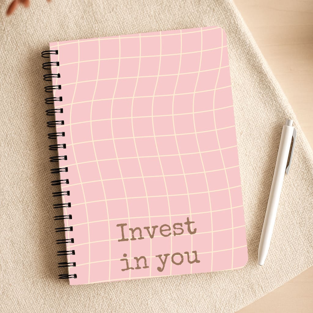 Invest In You, Baby Pink Notepad