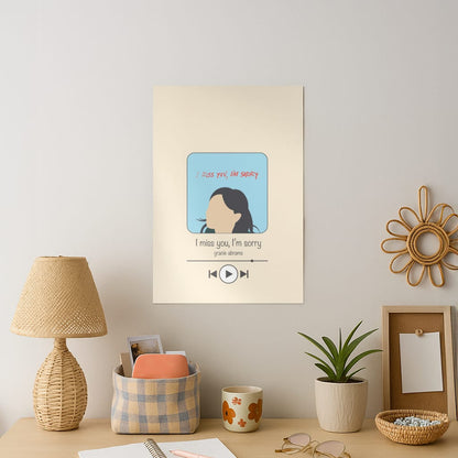 I Miss You - Abrams Art Print