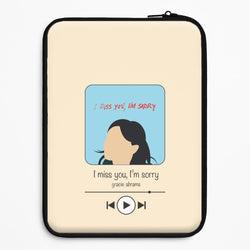 I Miss You - Abrams Universal Laptop Sleeve